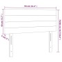 Dunkelgraues Samtkopfteil 90x5x78/88 cm von vidaXL, Kopf- und Fußteile - Ref: Foro24-346125, Preis: 40,62 €, Rabatt: %