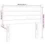 Dunkelgraues Samtkopfteil 90x5x78/88 cm von vidaXL, Kopf- und Fußteile - Ref: Foro24-346125, Preis: 38,74 €, Rabatt: %