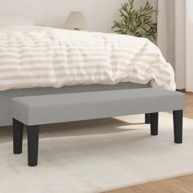 Hellgraue Stoffbank 100x30x30 cm von vidaXL, Banken - Ref: Foro24-346644, Preis: 42,66 €, Rabatt: %