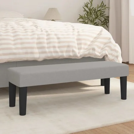 Light gray fabric bench 100x30x30 cm by vidaXL, Banks - Ref: Foro24-346644, Price: 42,66 €, Discount: %