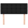 Black fabric headboard 90x5x78/88 cm by vidaXL, Headboards and footboards - Ref: Foro24-346418, Price: 35,56 €, Discount: %
