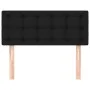 Cabecero de tela negro 90x5x78/88 cm de vidaXL, Cabeceros y pies de cama - Ref: Foro24-346418, Precio: 35,01 €, Descuento: %
