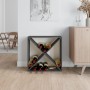Weinregal aus massivem grauem Kiefernholz, 62 x 25 x 62 cm von vidaXL, Wein- und Spirituosenschränke - Ref: Foro24-821761, Pr...