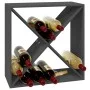 Botellero de madera maciza de pino gris 62x25x62 cm de vidaXL, Armarios para vino y licores - Ref: Foro24-821761, Precio: 57,...