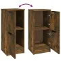 Sideboards 2 units smoked oak plywood 30x30x70 cm by vidaXL, Sideboards - Ref: Foro24-817019, Price: 68,05 €, Discount: %