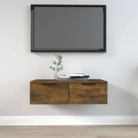 Engineered wood smoked oak wall cabinet 68x30x20 cm by vidaXL, Shelves and shelves - Ref: Foro24-817093, Price: 47,73 €, Disc...