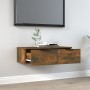 Eiche geräuchert Holzwerkstoff-Hängeschrank 68x30x20 cm von vidaXL, Regale und Regale - Ref: Foro24-817093, Preis: 48,17 €, R...
