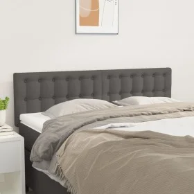 Headboards 2 units gray synthetic leather 72x5x78/88 cm by vidaXL, Headboards and footboards - Ref: Foro24-346468, Price: 50,...