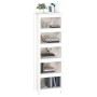 Weißes Bücherregal aus massivem Kiefernholz 50x35x154 cm von vidaXL, Bücherregale und Regale - Ref: Foro24-821715, Preis: 111...