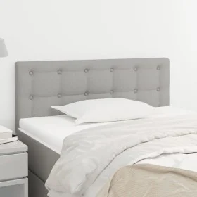 Light gray fabric headboard 90x5x78/88 cm by vidaXL, Headboards and footboards - Ref: Foro24-346416, Price: 37,58 €, Discount: %