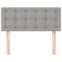 Light gray fabric headboard 90x5x78/88 cm by vidaXL, Headboards and footboards - Ref: Foro24-346416, Price: 42,39 €, Discount: %