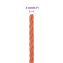 Orangefarbenes Polypropylen-Arbeitsseil 6 mm 100 m von vidaXL, Seile und Metallschnüre - Ref: Foro24-152925, Preis: 14,37 €, ...