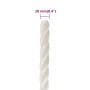 Weißes Polypropylen-Arbeitsseil 10 mm 250 m von vidaXL, Seile und Metallschnüre - Ref: Foro24-153053, Preis: 68,14 €, Rabatt: %