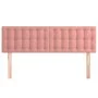 Headboards 2 units pink velvet 72x5x78/88 cm by vidaXL, Headboards and footboards - Ref: Foro24-346475, Price: 66,68 €, Disco...
