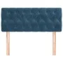 Cabecero de terciopelo azul oscuro 90x7x78/88 cm de vidaXL, Cabeceros y pies de cama - Ref: Foro24-346324, Precio: 45,74 €, D...