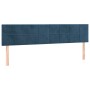 Kopfteile 2 Einheiten aus dunkelblauem Samt 90x5x78/88 cm von vidaXL, Kopf- und Fußteile - Ref: Foro24-346086, Preis: 70,35 €...