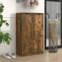 Schuhschrank aus geräuchertem Eichensperrholz, 59 x 35 x 100 cm von vidaXL, Schuhregale und Schuhorganisatoren - Ref: Foro24-...