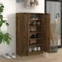 Schuhschrank aus geräuchertem Eichensperrholz, 59 x 35 x 100 cm von vidaXL, Schuhregale und Schuhorganisatoren - Ref: Foro24-...