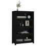 Regal aus massivem schwarzem Kiefernholz, 80 x 35 x 126 cm von vidaXL, Bücherregale und Regale - Ref: Foro24-821688, Preis: 1...