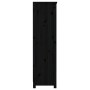 Regal aus massivem schwarzem Kiefernholz, 80 x 35 x 126 cm von vidaXL, Bücherregale und Regale - Ref: Foro24-821688, Preis: 1...