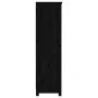 Solid black pine wood shelf 80x35x126 cm by vidaXL, Bookcases and shelves - Ref: Foro24-821688, Price: 138,56 €, Discount: %