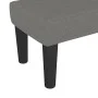 Banco de tela gris oscuro 70x30x30 cm de vidaXL, Bancos - Ref: Foro24-346617, Precio: 34,42 €, Descuento: %