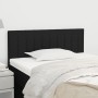 Kopfteil aus schwarzem Stoff, 100 x 5 x 78/88 cm von vidaXL, Kopf- und Fußteile - Ref: Foro24-346230, Preis: 32,54 €, Rabatt: %