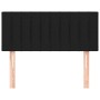 Kopfteil aus schwarzem Stoff, 100 x 5 x 78/88 cm von vidaXL, Kopf- und Fußteile - Ref: Foro24-346230, Preis: 32,54 €, Rabatt: %