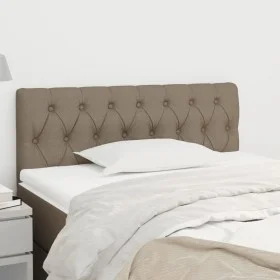 Taupe gray fabric headboard 90x7x78/88 cm by vidaXL, Headboards and footboards - Ref: Foro24-346316, Price: 42,22 €, Discount: %