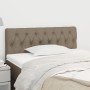 Kopfteil aus taupegrauem Stoff, 90 x 7 x 78/88 cm von vidaXL, Kopf- und Fußteile - Ref: Foro24-346316, Preis: 42,81 €, Rabatt: %