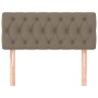 Taupe gray fabric headboard 90x7x78/88 cm by vidaXL, Headboards and footboards - Ref: Foro24-346316, Price: 42,81 €, Discount: %
