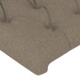Kopfteil aus taupegrauem Stoff, 90 x 7 x 78/88 cm von vidaXL, Kopf- und Fußteile - Ref: Foro24-346316, Preis: 42,81 €, Rabatt: %