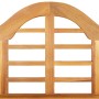 Banco de jardín madera maciza de acacia 125 cm