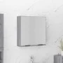 Armario de baño con espejo color gris Sonoma 64x20x67 cm de vidaXL, Tocadores de baño - Ref: Foro24-817067, Precio: 76,51 €, ...