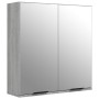 Sonoma gray bathroom cabinet with mirror 64x20x67 cm by vidaXL, bathroom vanities - Ref: Foro24-817067, Price: 76,51 €, Disco...