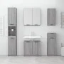 Sonoma grauer Badezimmerschrank mit Spiegel 64x20x67 cm von vidaXL, Badezimmerwaschtische - Ref: Foro24-817067, Preis: 76,51 ...