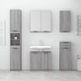 Sonoma gray bathroom cabinet with mirror 64x20x67 cm by vidaXL, bathroom vanities - Ref: Foro24-817067, Price: 76,51 €, Disco...