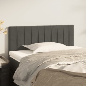 Dunkelgraues Samtkopfteil 100x5x78/88 cm von vidaXL, Kopf- und Fußteile - Ref: Foro24-346237, Preis: 45,36 €, Rabatt: %