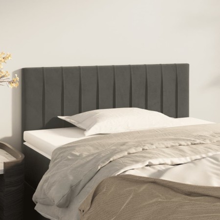 Dunkelgraues Samtkopfteil 100x5x78/88 cm von vidaXL, Kopf- und Fußteile - Ref: Foro24-346237, Preis: 45,36 €, Rabatt: %