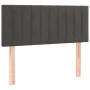 Dunkelgraues Samtkopfteil 100x5x78/88 cm von vidaXL, Kopf- und Fußteile - Ref: Foro24-346237, Preis: 45,36 €, Rabatt: %