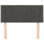 Dunkelgraues Samtkopfteil 100x5x78/88 cm von vidaXL, Kopf- und Fußteile - Ref: Foro24-346237, Preis: 45,36 €, Rabatt: %