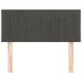 Dunkelgraues Samtkopfteil 100x5x78/88 cm von vidaXL, Kopf- und Fußteile - Ref: Foro24-346237, Preis: 40,54 €, Rabatt: %