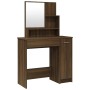 Dresser with mirror in brown oak color 86.5x35x136 cm by vidaXL, Bedroom Dressers - Ref: Foro24-820495, Price: 79,63 €, Disco...