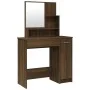 Dresser with mirror in brown oak color 86.5x35x136 cm by vidaXL, Bedroom Dressers - Ref: Foro24-820495, Price: 78,46 €, Disco...