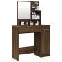 Dresser with mirror in brown oak color 86.5x35x136 cm by vidaXL, Bedroom Dressers - Ref: Foro24-820495, Price: 79,63 €, Disco...