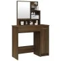 Dresser with mirror in brown oak color 86.5x35x136 cm by vidaXL, Bedroom Dressers - Ref: Foro24-820495, Price: 78,46 €, Disco...