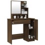 Dresser with mirror in brown oak color 86.5x35x136 cm by vidaXL, Bedroom Dressers - Ref: Foro24-820495, Price: 79,63 €, Disco...