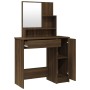 Dresser with mirror in brown oak color 86.5x35x136 cm by vidaXL, Bedroom Dressers - Ref: Foro24-820495, Price: 79,63 €, Disco...