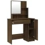 Dresser with mirror in brown oak color 86.5x35x136 cm by vidaXL, Bedroom Dressers - Ref: Foro24-820495, Price: 78,46 €, Disco...