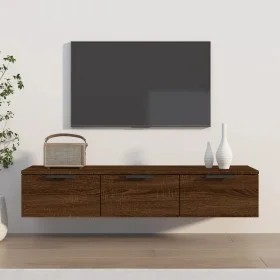 Wandschrank aus braunem Eichenholzwerkstoff, 102 x 30 x 20 cm von vidaXL, Regale und Regale - Ref: Foro24-817098, Preis: 72,1...
